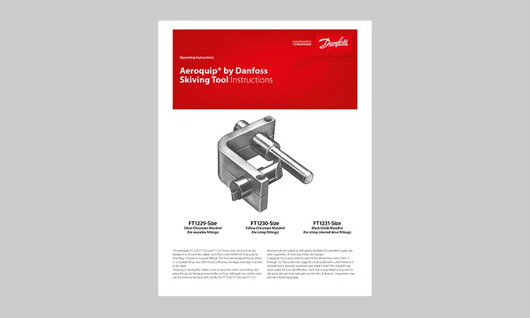 Aeroquip Skiving Tool Instructions Catalog thumbnail image