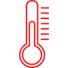 Temperature red icon