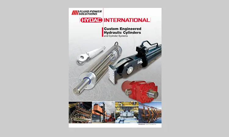 HYDAC Custom Engineered Hydraulic Cylinders Brochure thumbnail image